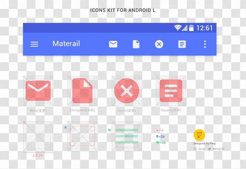 Template Material Design Android User Interface Icon - Andrews Table Transparent PNG