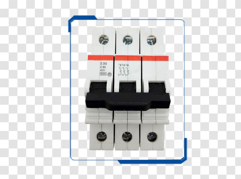 Circuit Breaker Electrical Network Low Voltage Electric Power Alternating Current - 400 Volt - Threephase Transparent PNG