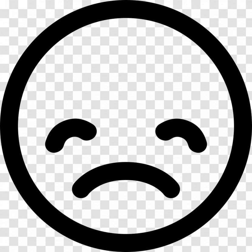 Emoticon Smiley Clip Art - Sadness Transparent PNG
