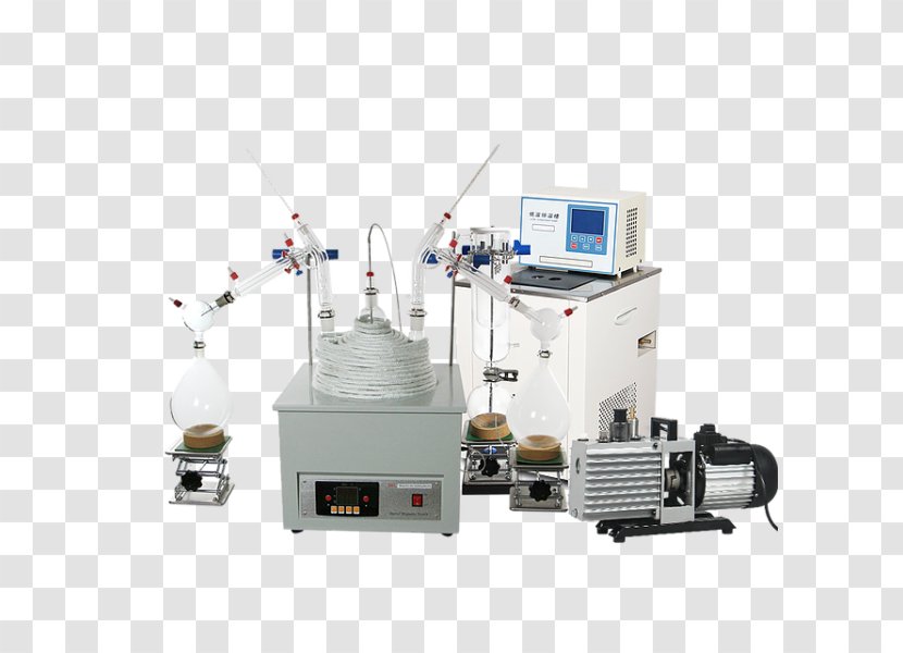 Short-path Distillation Rotary Evaporator Vacuum Cold Trap - Glass - Echipament De Laborator Transparent PNG