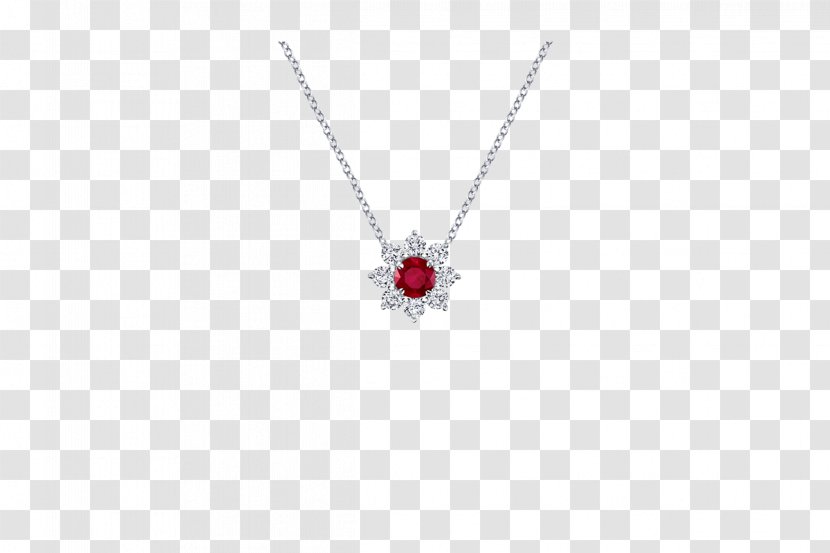 Ruby Charms & Pendants Necklace Body Jewellery - Fashion Accessory Transparent PNG