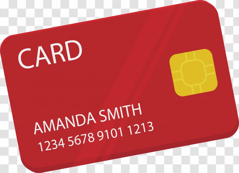 Payment Card Debit Bank - Red Chip Transparent PNG