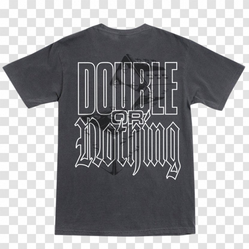 T-shirt Double Or Nothing Sleeve Even The Odds - Frame Transparent PNG