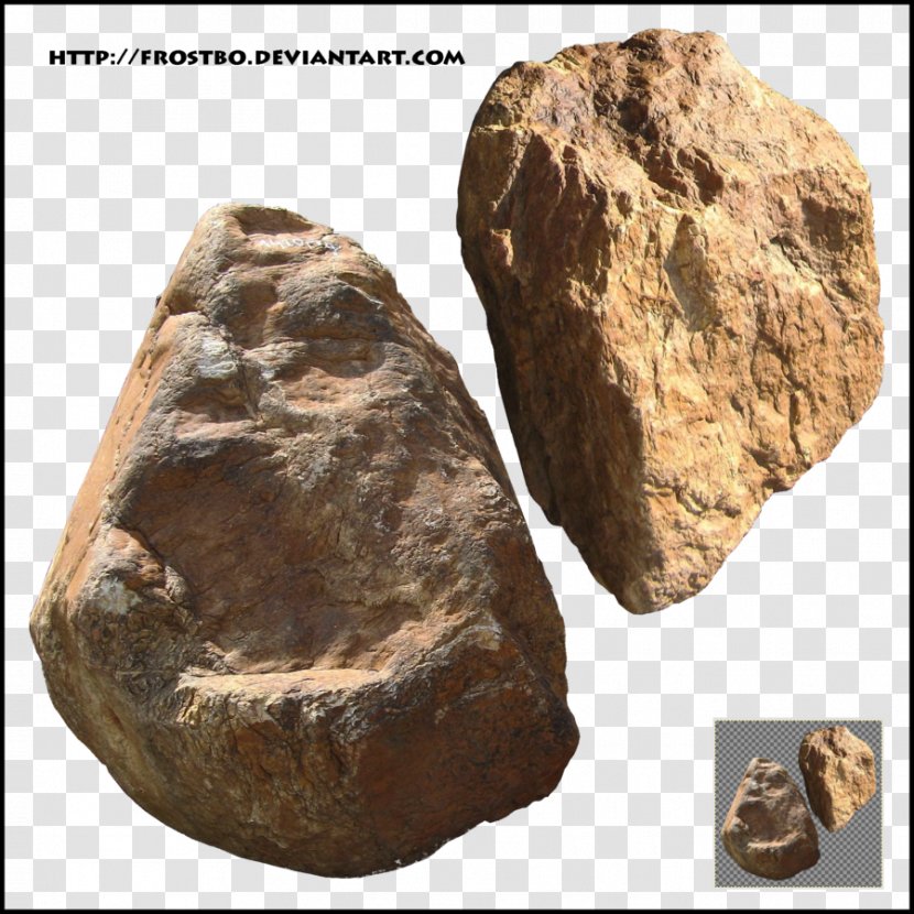 Mineral Stone Clip Art - Boulder Transparent PNG