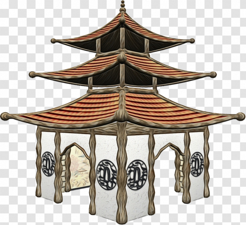 Pagoda Furniture Roof Architecture Table Transparent PNG