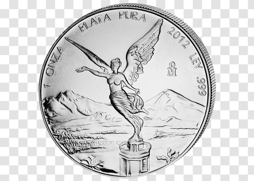 Silver Coin Libertad APMEX - Gold Transparent PNG