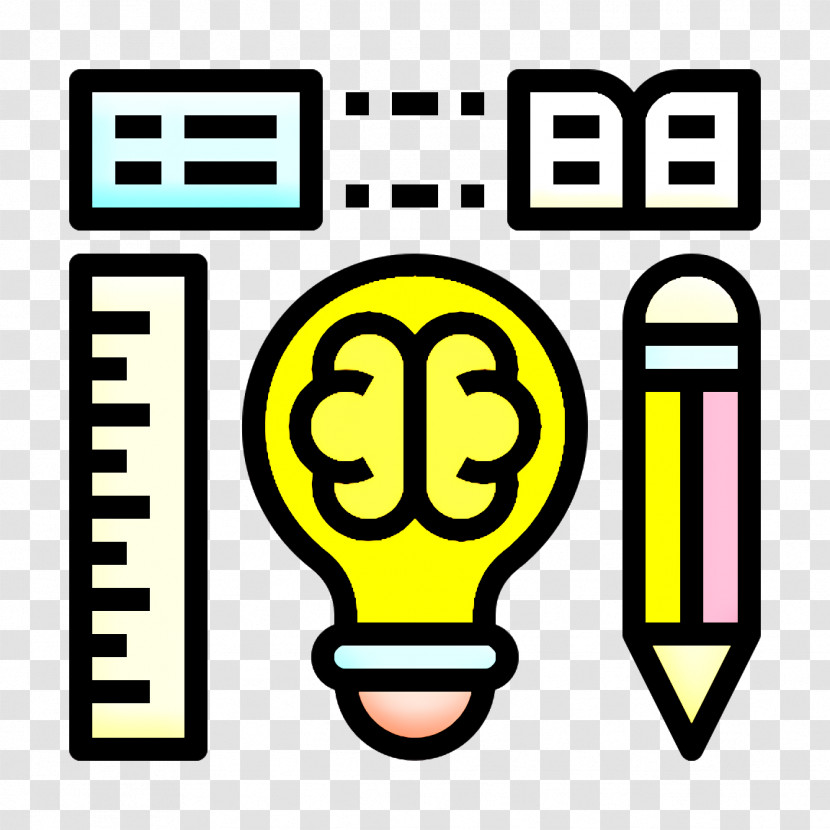Book And Learning Icon Brain Icon Creativity Icon Transparent PNG