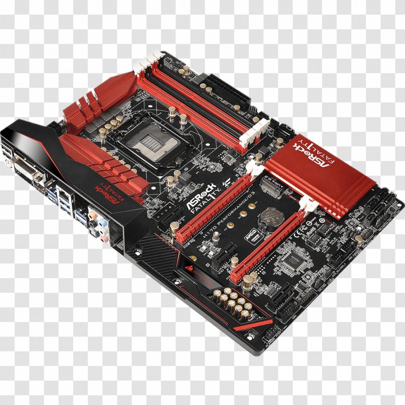 ASRock Fatal1ty Z170 Gaming K4 Motherboard LGA 1151 Computer - Personal Hardware - Amd Crossfirex Transparent PNG