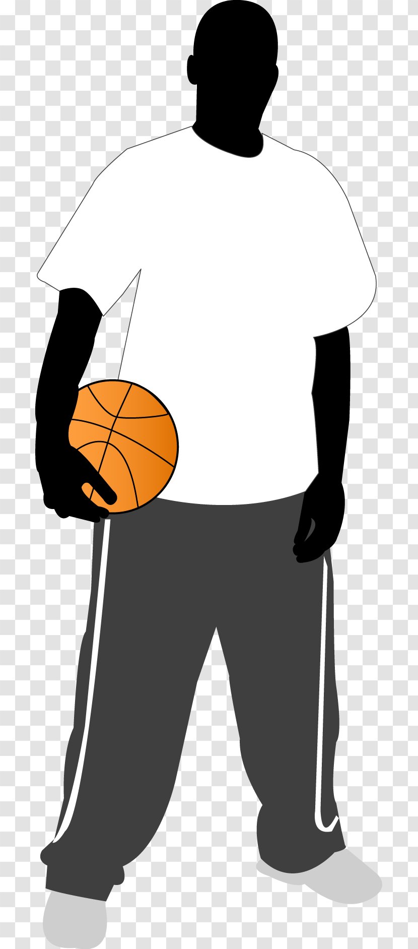 Basketball - Standing - The Man With Transparent PNG