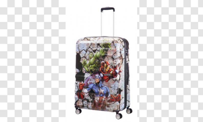 Suitcase Marvel Comics Baggage Travel American Tourister - Walt Disney Company Transparent PNG