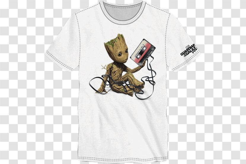 Baby Groot Star-Lord T-shirt Compact Cassette Transparent PNG