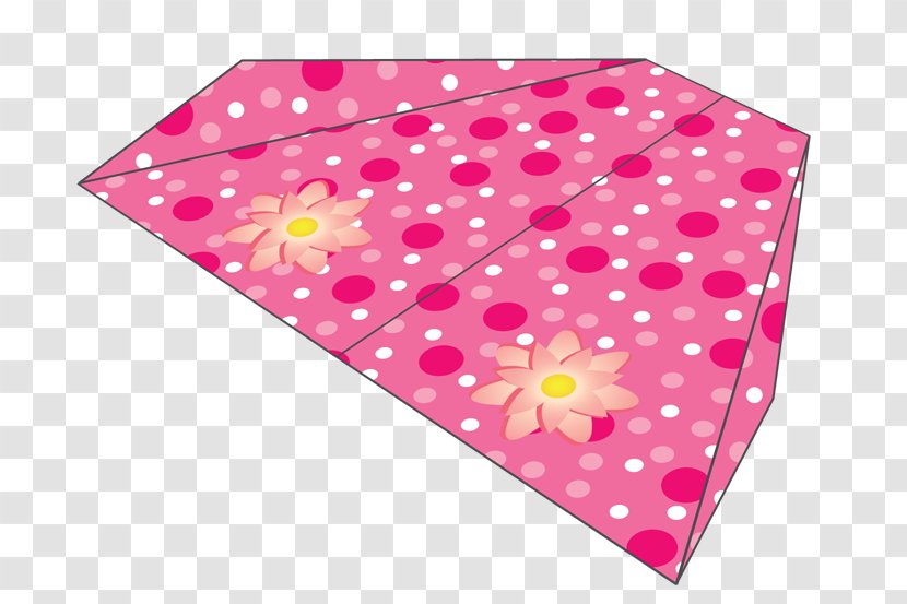 Place Mats Textile Rectangle Pink M - Paper Fly Transparent PNG