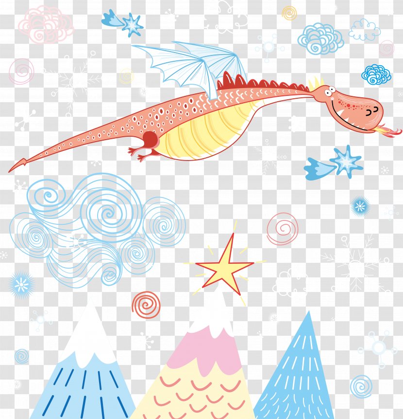 Illustration - Organism - Vector Little Dragon Transparent PNG