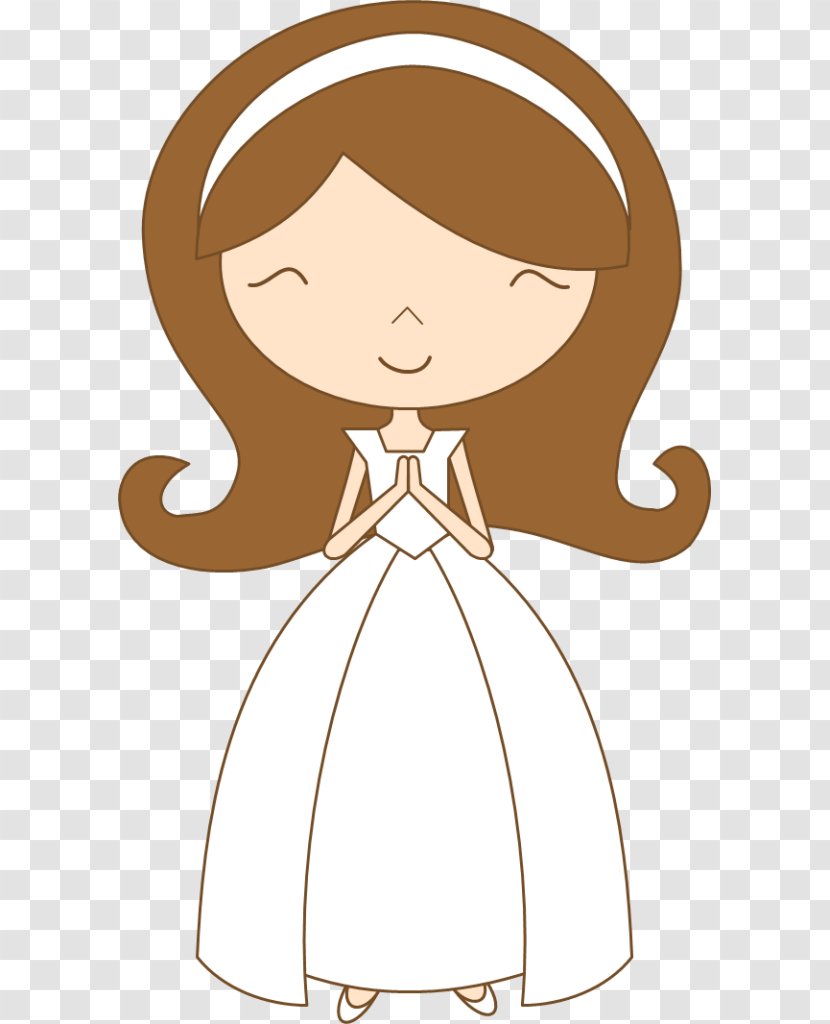 First Communion Eucharist Child Clip Art - Cartoon Transparent PNG