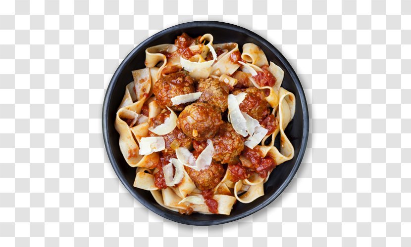 Pasta Bolognese Sauce Italian Cuisine Spaghetti With Meatballs Pappardelle - Clip Art And Transparent PNG