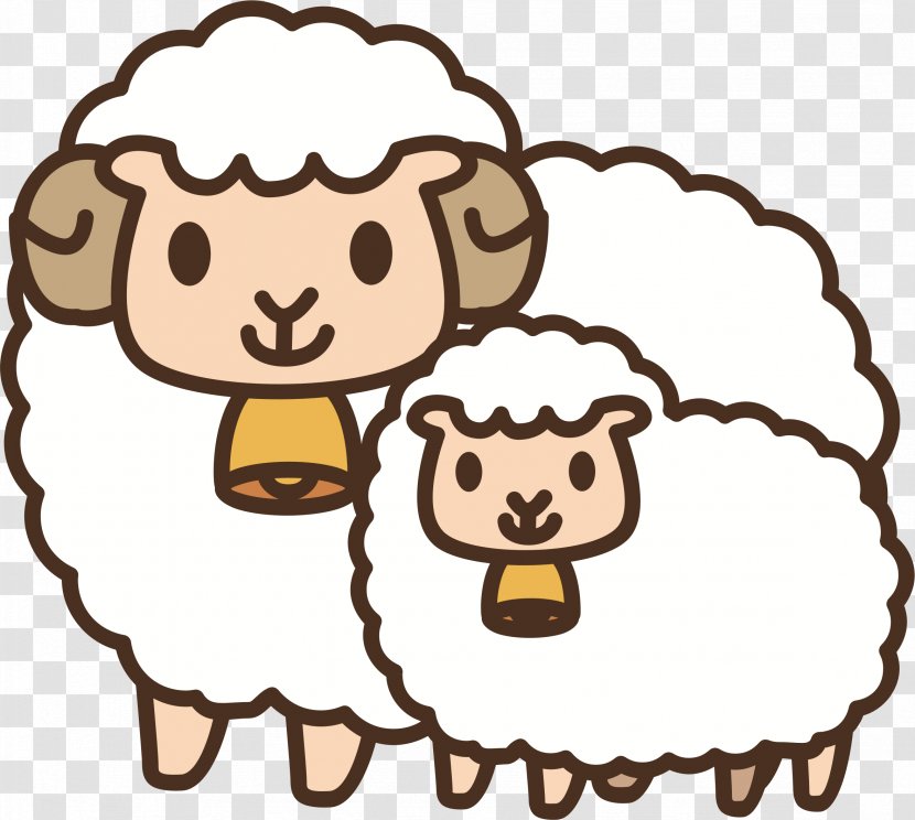 Sheep Clip Art Cartoon Drawing - Rames Symbol Transparent PNG