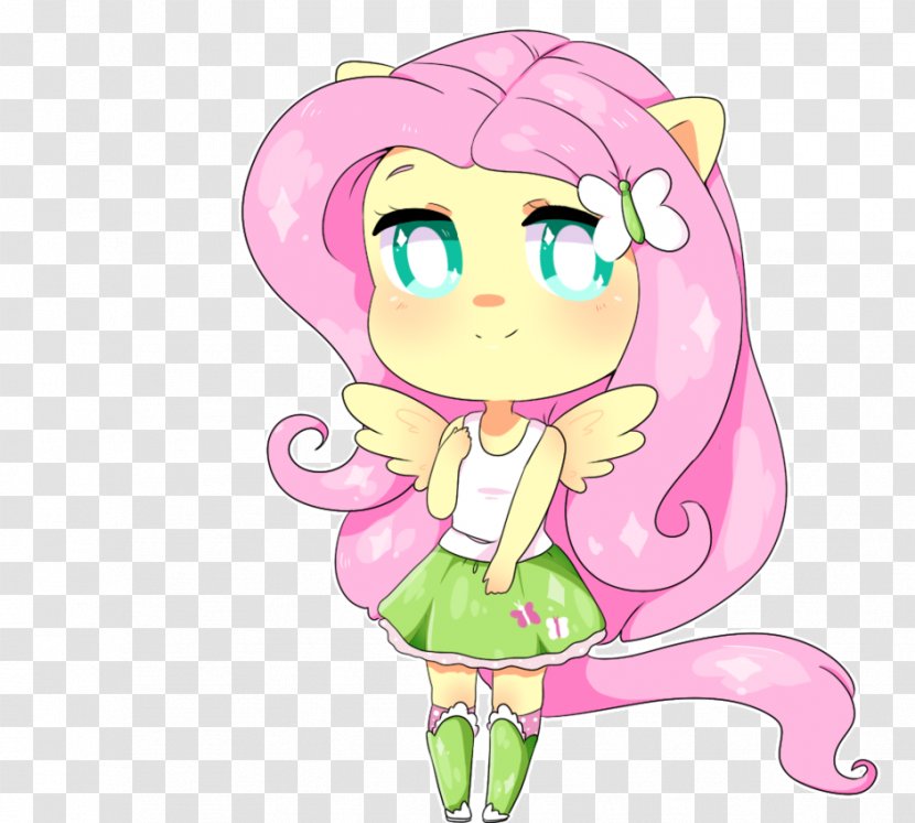 Fluttershy My Little Pony: Equestria Girls - Cartoon Transparent PNG