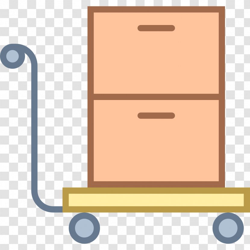 Download Clip Art - Cardboard Box - Push Cart Transparent PNG