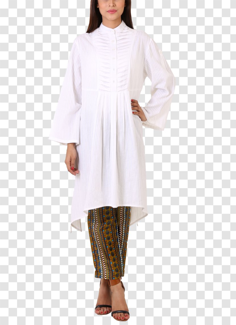 Sleeve Dress Shalwar Kameez Pants Robe - Peach Transparent PNG