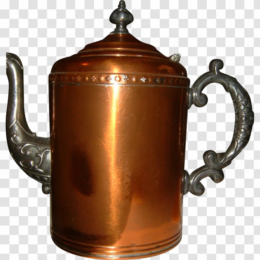 Kettle Teapot Tennessee Mug Copper - Stovetop Transparent PNG