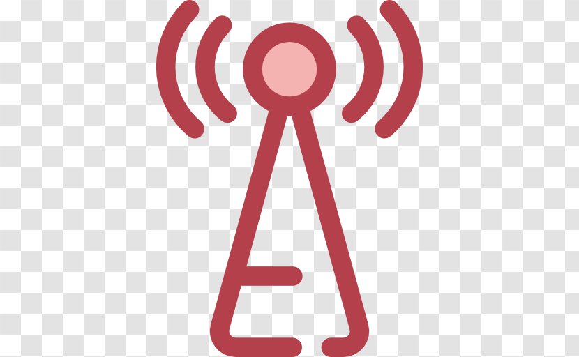 Aerials Internet Wireless - Mobile Phones - Red Antennae Transparent PNG
