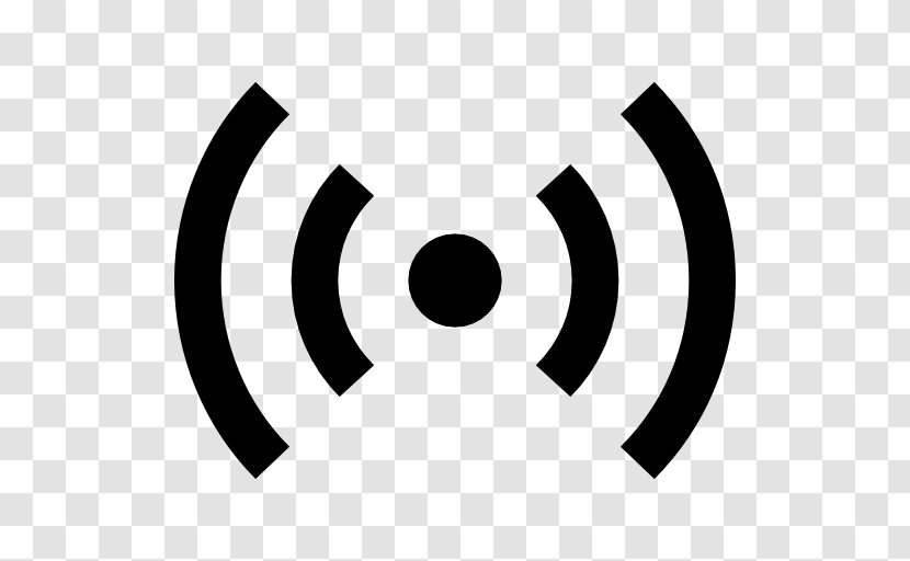 Radio-frequency Identification Symbol Wi-Fi Wireless - Black - Signal Transparent PNG