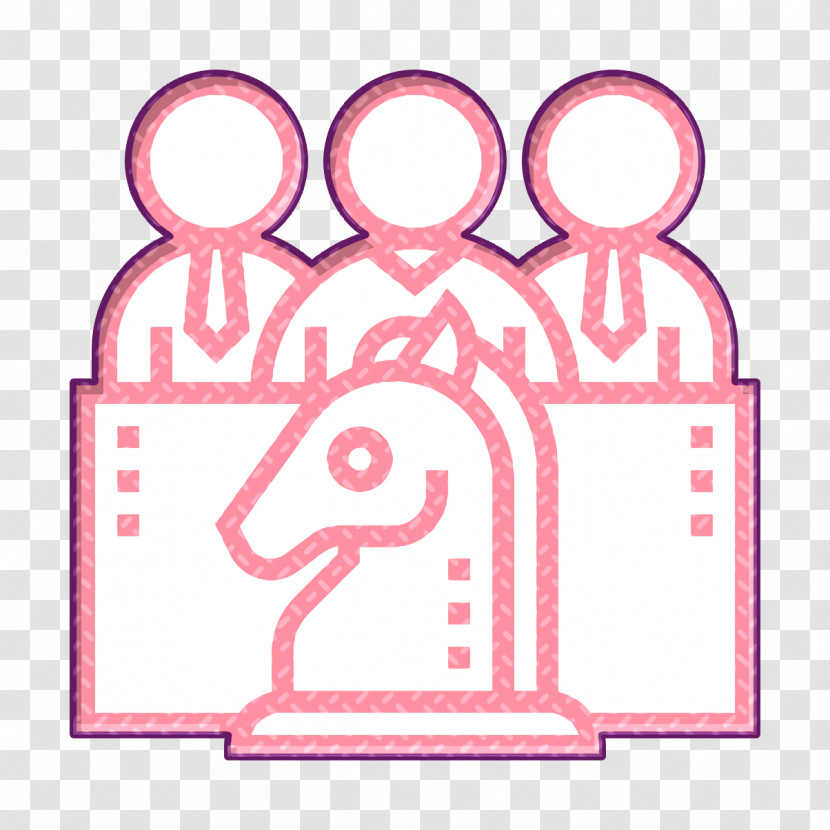 Corporate Strategy Icon Chess Icon Business Management Icon Transparent PNG