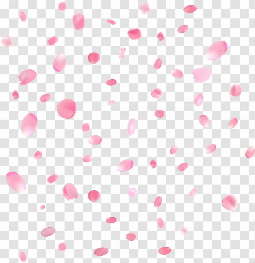 Love Background Heart - Flower - Magenta Pink Transparent PNG