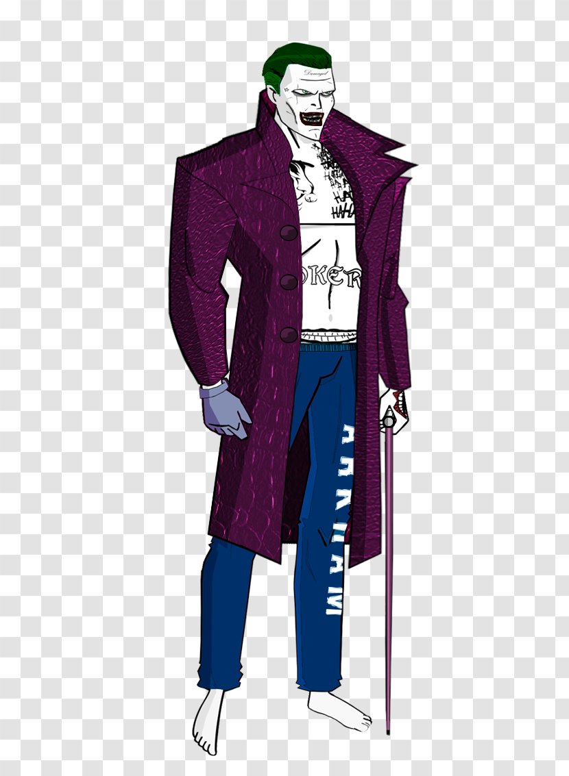 Joker Batman Drawing Fan Art DeviantArt - Outerwear Transparent PNG