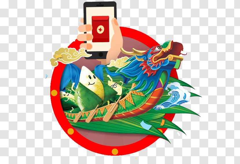Zongzi Dragon Boat Festival Bateau-dragon - Cartoon Transparent PNG