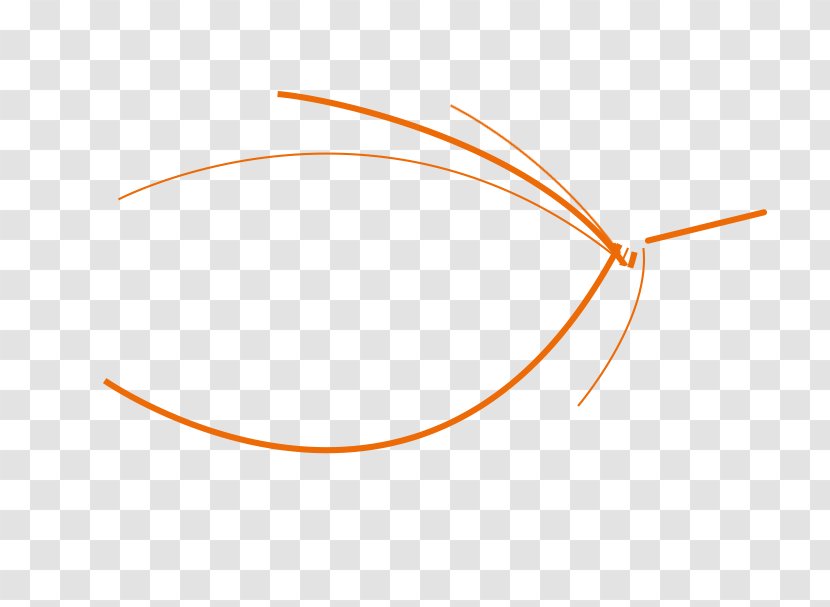 Line Point Angle Clip Art - Orange Transparent PNG