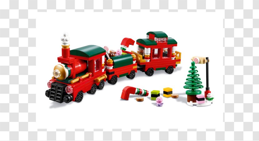 LEGO 40138 Christmas Train Toy Block Lego Creator - Trains Transparent PNG