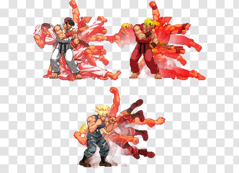 Street Fighter V Ryu Ken Masters Picture Frames - Action Toy Figures Transparent PNG