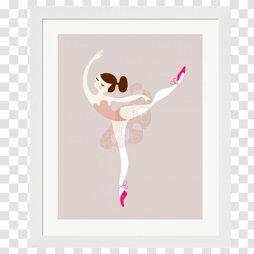 Ballet Dancer Art Nursery - Heart - Arabesque Transparent PNG