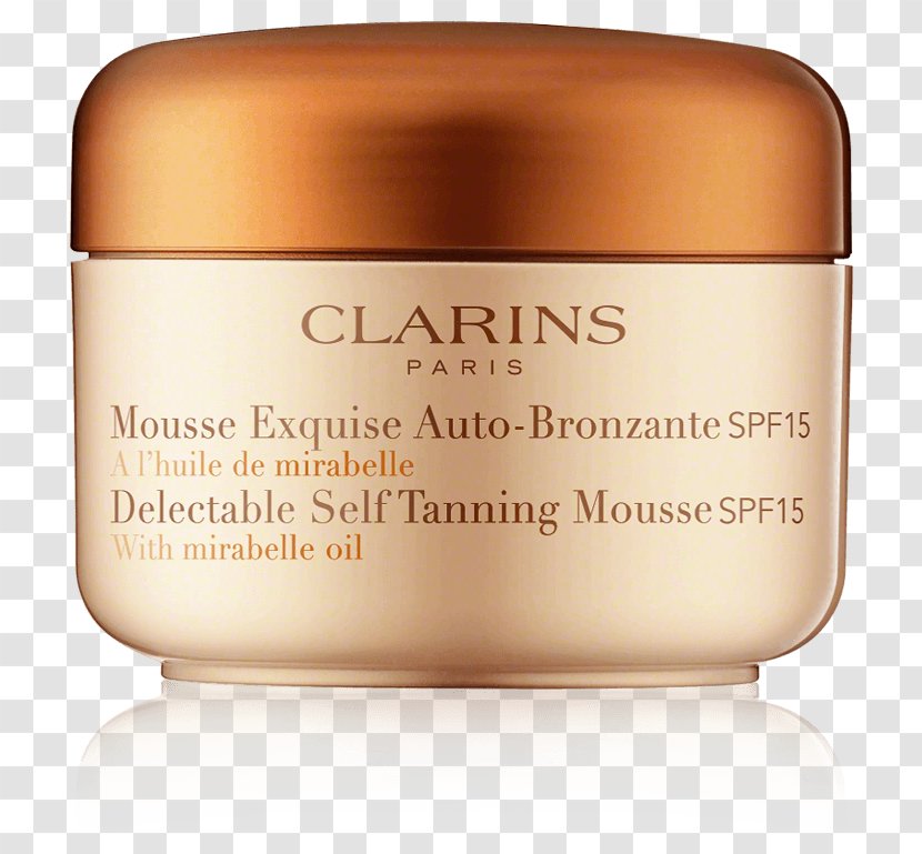 Cream Factor De Protección Solar Mousse Sun Tanning Sunless - Woman - Clarins Transparent PNG