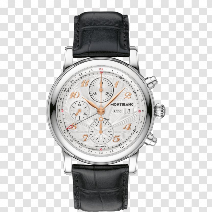 Chronograph Automatic Watch Montblanc Tissot - Metal Transparent PNG
