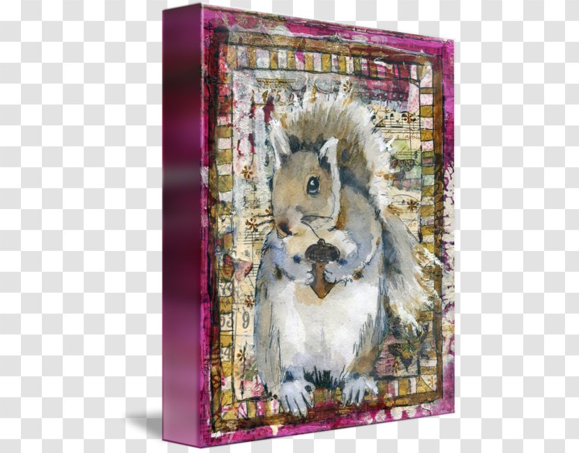 Squirrel Gallery Wrap Picture Frames Art Canvas - Rodent - Woodland Creatures Transparent PNG