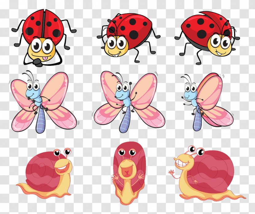 Insect Butterfly Cartoon Clip Art - Collecting - Bug Collection Transparent PNG