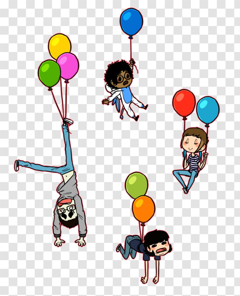 Balloon Human Behavior Line Point Clip Art - Party Supply Transparent PNG
