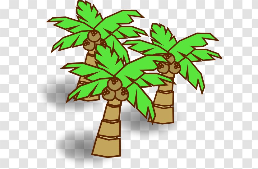 Symbol Map Clip Art - Symbolization - Coconut Tree Transparent PNG