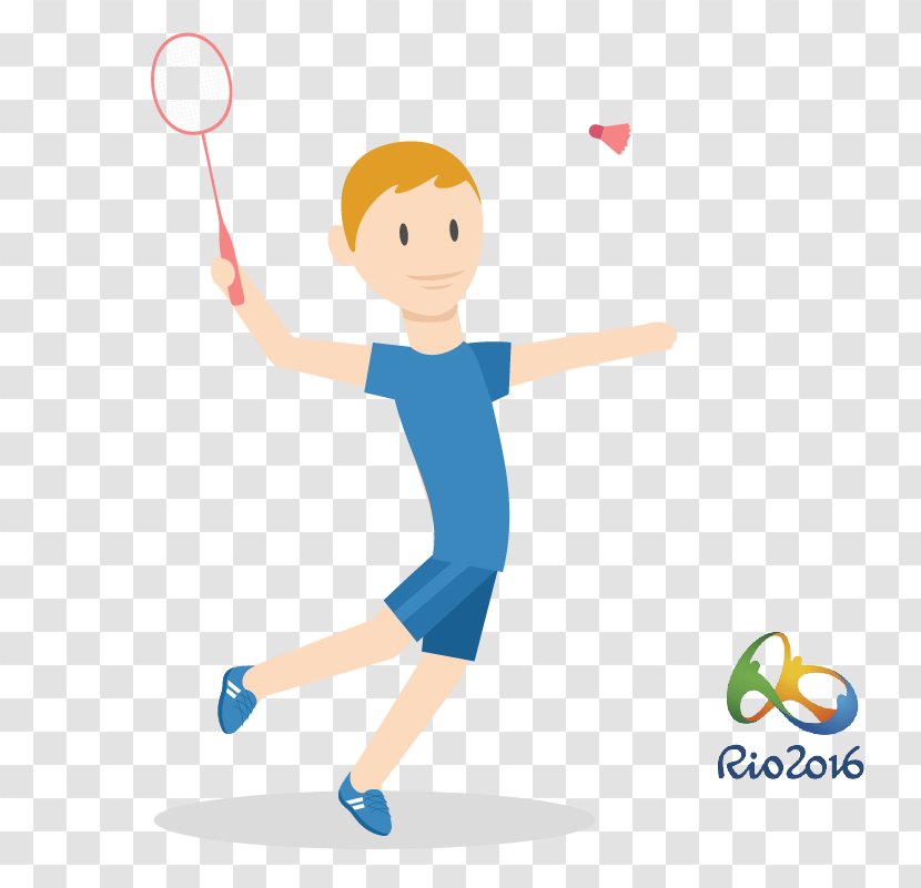 2016 Summer Olympics Rio De Janeiro Badminton Athlete - Men's Singles Transparent PNG