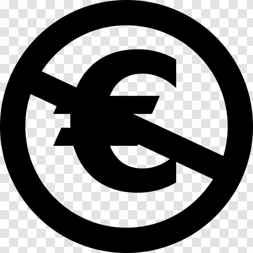 Creative Commons License Non-commercial - Area - Euro Transparent PNG