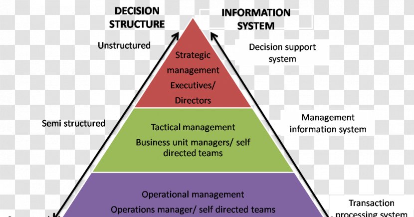 Management Information System Transaction Processing Decision Support - Triangle - Business Transparent PNG