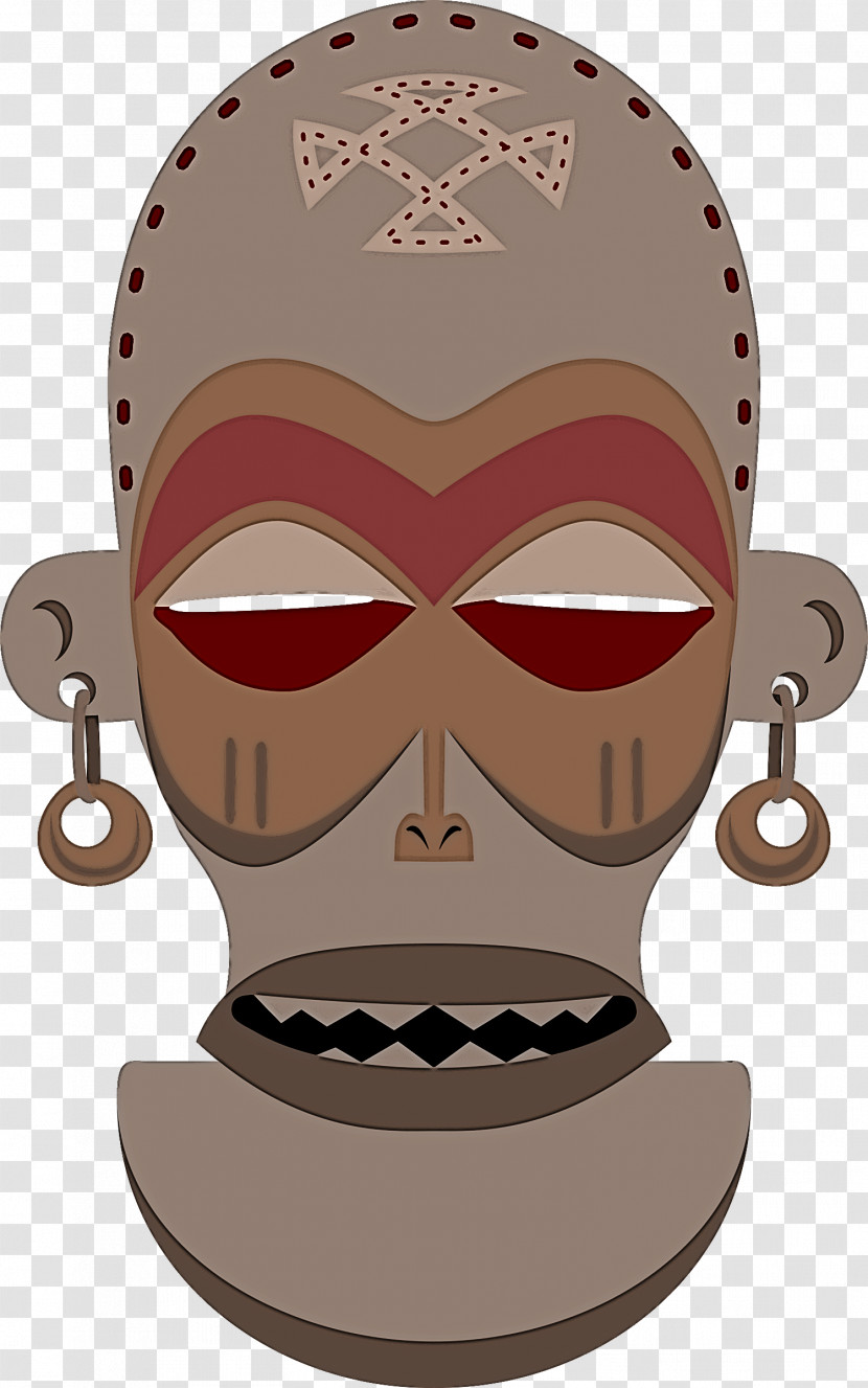 Face Head Cartoon Forehead Nose Transparent PNG