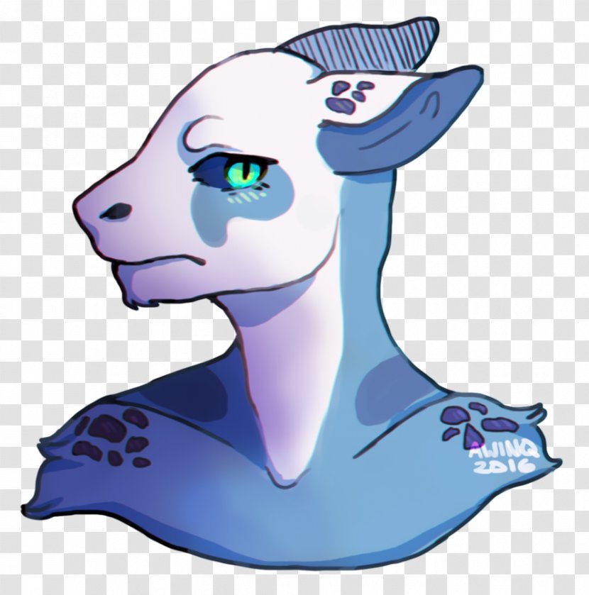 Horse Nose Goat Clip Art - Blue Transparent PNG