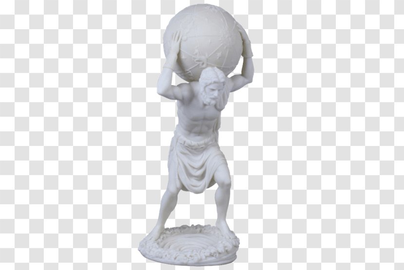 Atlas Zeus Statue Globe Figurine Transparent PNG
