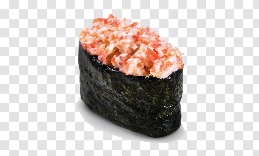 Sushi Crab Makizushi Smoked Salmon Japanese Cuisine - Shrimp And Prawn As Food Transparent PNG