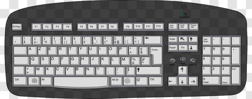 Computer Keyboard Mouse Clip Art - Ibm Pc - Device Cliparts Transparent PNG