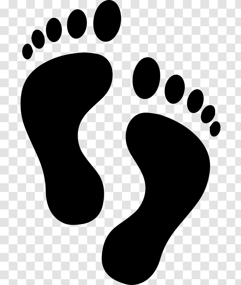 Footprint Clip Art - Monochrome Photography - Black Transparent PNG