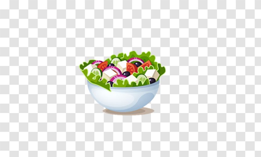 Greek Salad Caesar Mediterranean Cuisine Fruit Chicken - Tableware - Vegetable Transparent PNG
